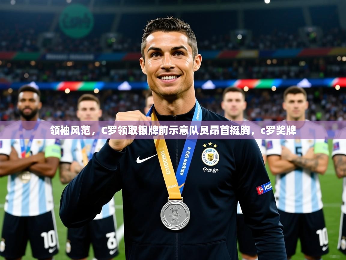 2025九游app下载苹果版领袖风范，C罗领取银牌前示意队员昂首挺胸，c罗奖牌  第2张